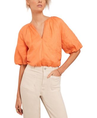 Mint Velvet Women's Puff Sleeve Top