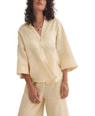 Mint Velvet - Women's Linen Resort Shirt