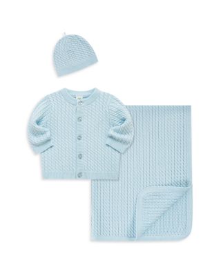 Cable Sweater, Hat & Blanket Gift Box - Baby