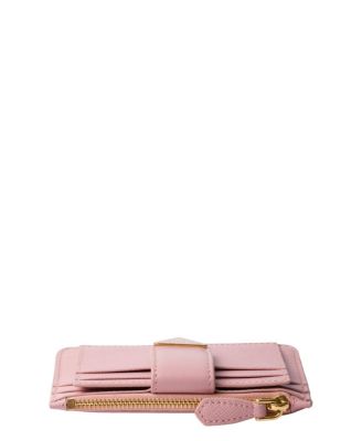 Saffiano And Smooth Leather Card Holder