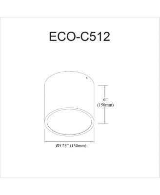 Echo Flush Mount - 12W