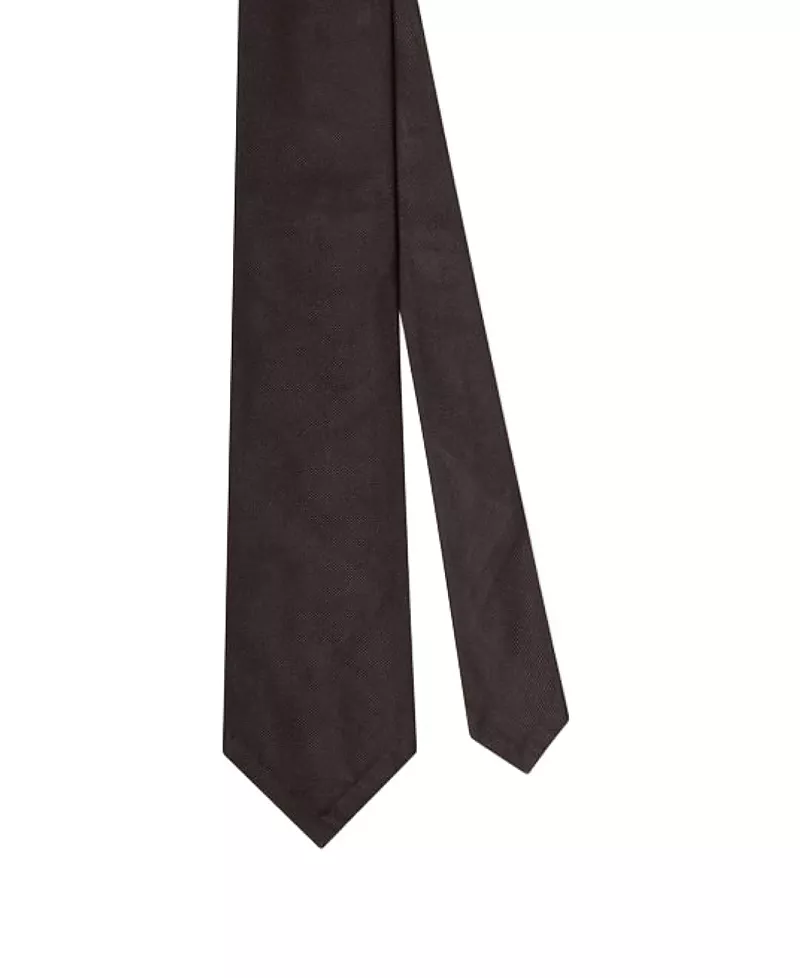 Robert Talbott Newman 7 Fold Solid Silk Necktie