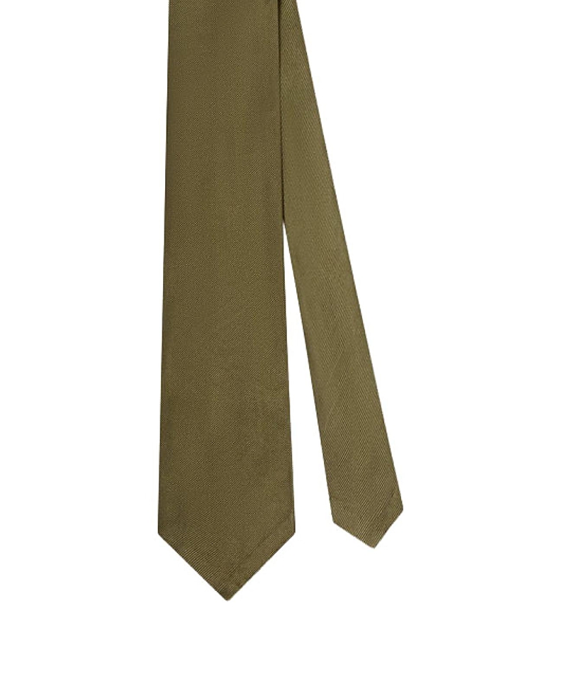 Robert Talbott Newman 7 Fold Solid Silk Necktie