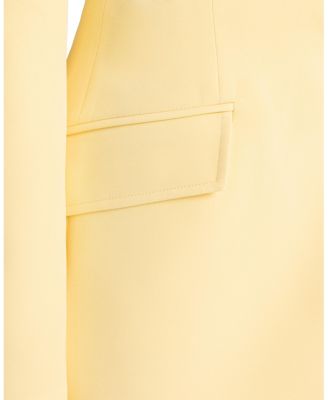 Enrica Two-Button Jacket in Techno Crepe