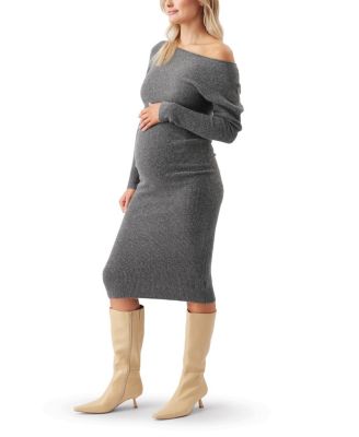 Tobie Off Shoulder Knit Dress