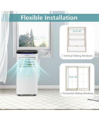  5200 BTU (8000 BTU ASHRAE) Portable Air Conditioner 3-in-1 AC Unit w/ Cool Dehum Fan Sleep Mode