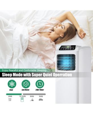  9,000 BTU Portable Air Conditioner & Dehumidifier Function Remote w/ Window Kit