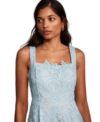  Women's Lace Full Skirt Midi Dress