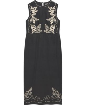  Women's Embroidered Midi Dress