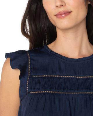 Flutter Sleeve Woven Top