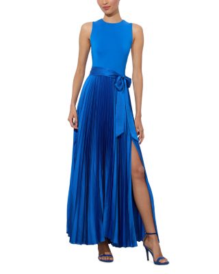 Chara Sleeveless Pleated Maxi Dress
