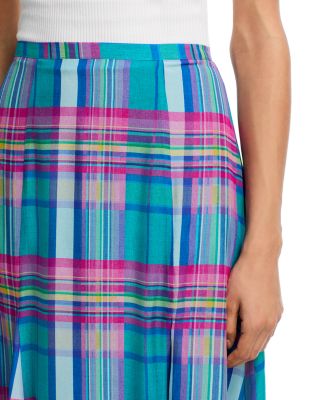 Patricia Plaid Full Maxi Skirt