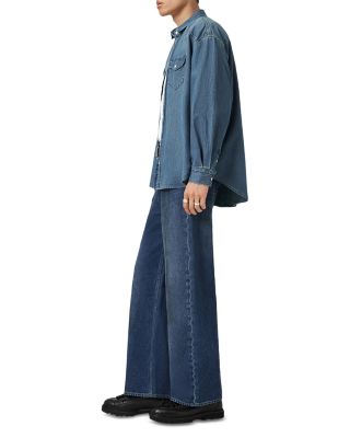 Fenton Relaxed Fit Long Sleeve Denim Shirt