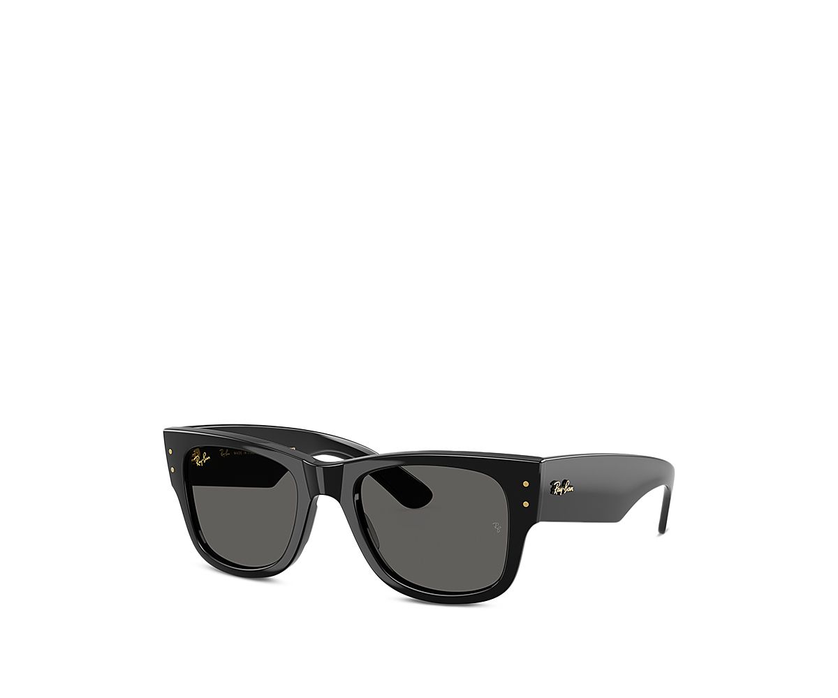 Ray-Ban Mega Wayfarer A$Ap Rocky Blacked Out Collection Square Sunglasses, 51mm