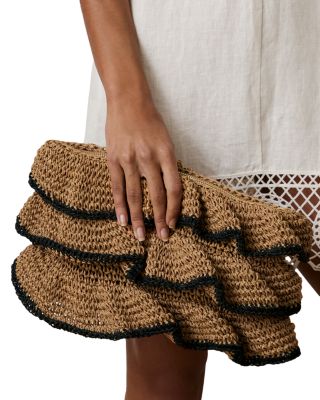 Raya Ruffle Clutch