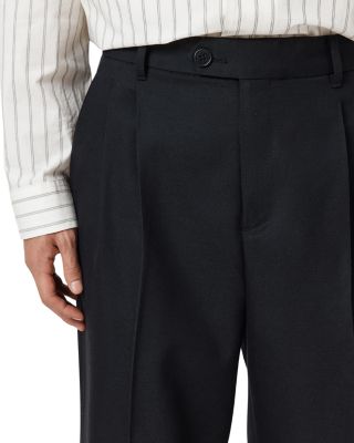 Tallis Pleated Straight Fit Pants