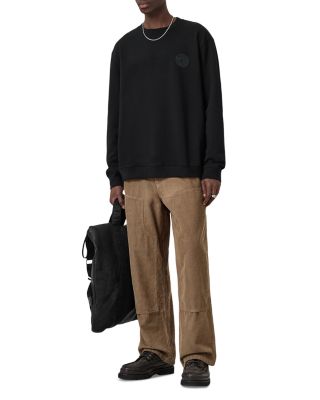 Relaxed Fit Waved Crewneck Sweatshirt