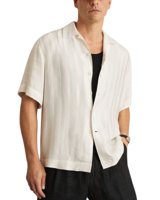 REISS - Melba Jacquard Cuban Shirt