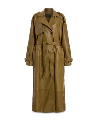 Reed Leather Trench Coat
