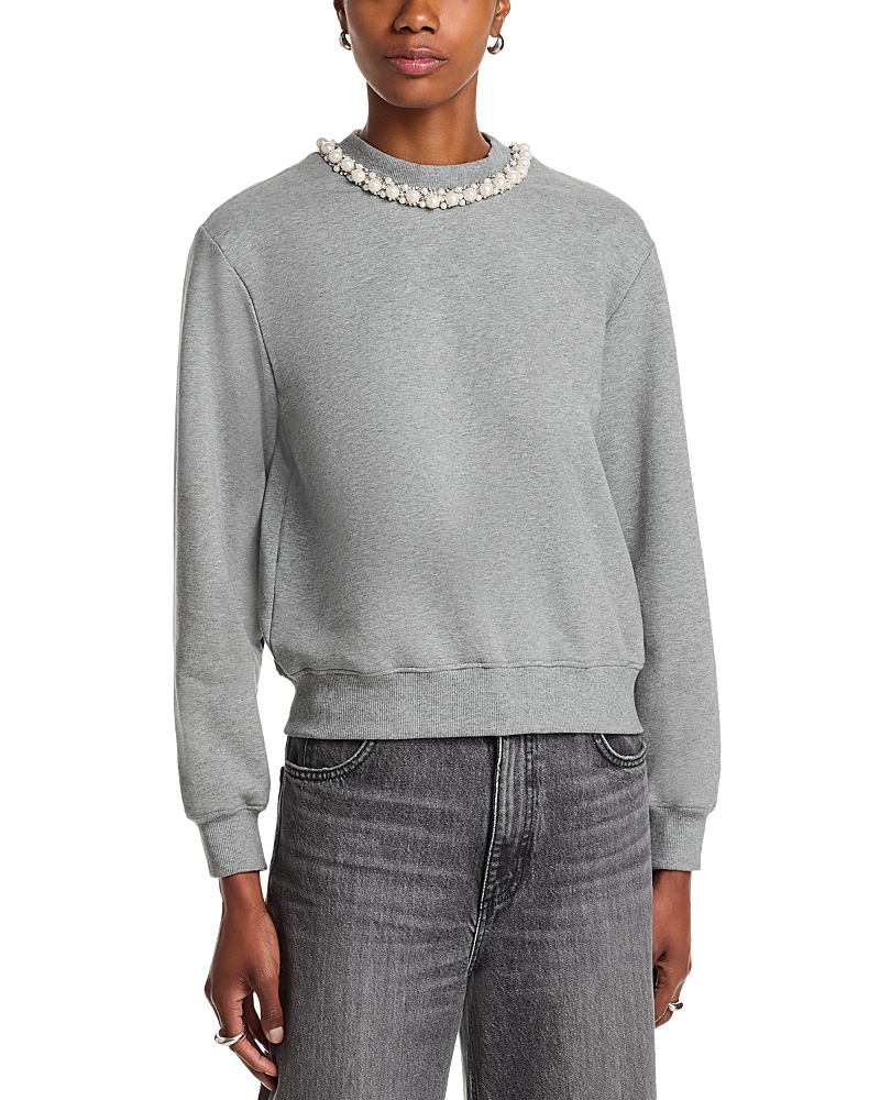 Generation Love Jill Embroidered Sweatshirt In Gray