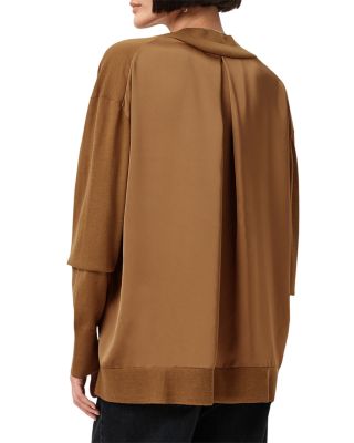 Bern Paneled V Neck Sweater