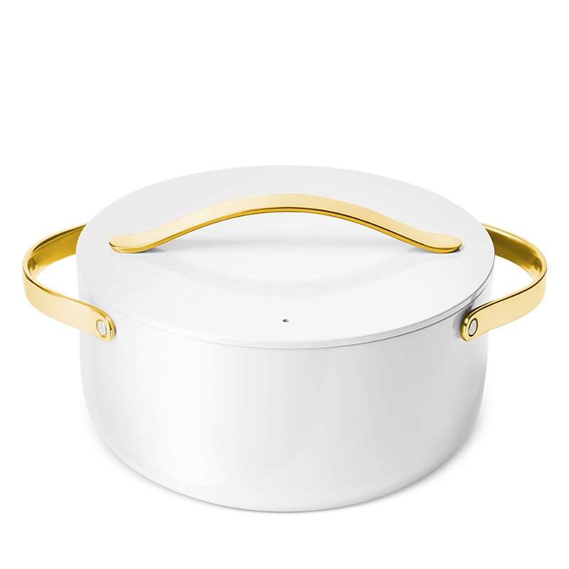 Caraway Non-stick Ceramic Dutch Oven With Gold Handles In Multi