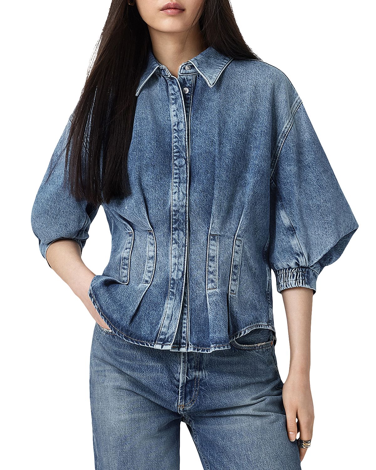 Allsaints Nancy Denim Shirt