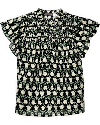  Women's Print Cotton Blouse