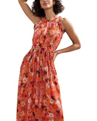 Zelah Floral Print Maxi Dress