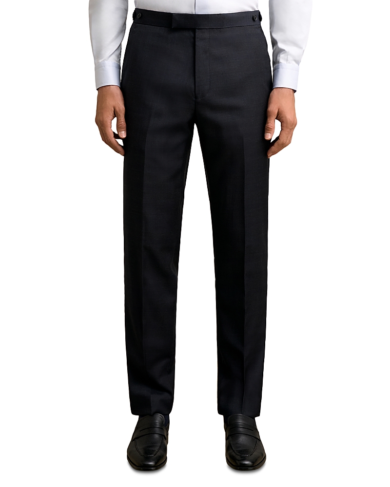 Reiss Reef Slim Fit Prince of Wales Check Wool Trousers