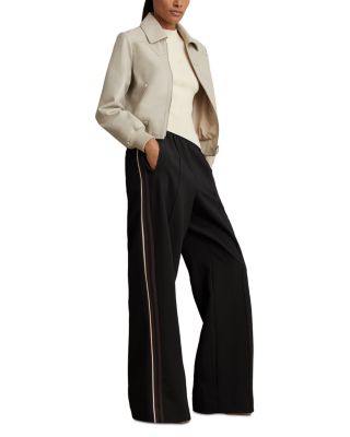 Side Stripe Wide Leg Pants