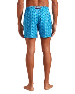 Mahina Micro Ronde Des Tortues Print 7" Swim Trunks