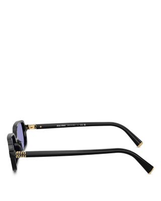 Regard Rectangle Sunglasses, 52mm