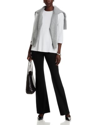 Jewel Neck 3/4 Sleeve Top