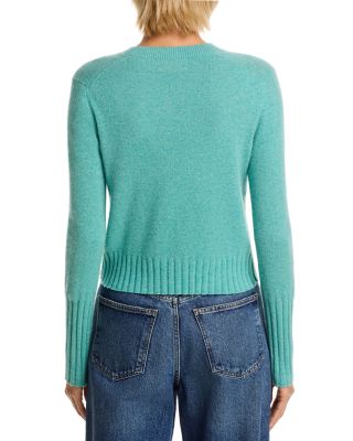 Cashmere Shrunken Crewneck Sweater