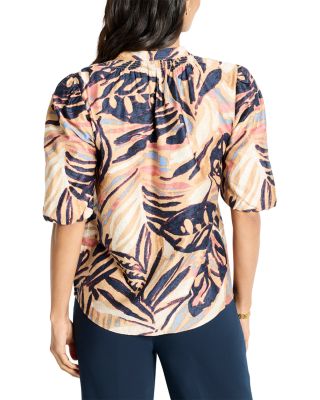 Terracotta Garden Peasant Top