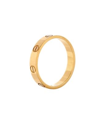  Love Wedding Band Ring 18K Gold
