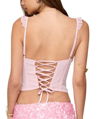  Wynne Chiffon Ruffle Corset