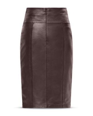 The Estella Leather Skirt