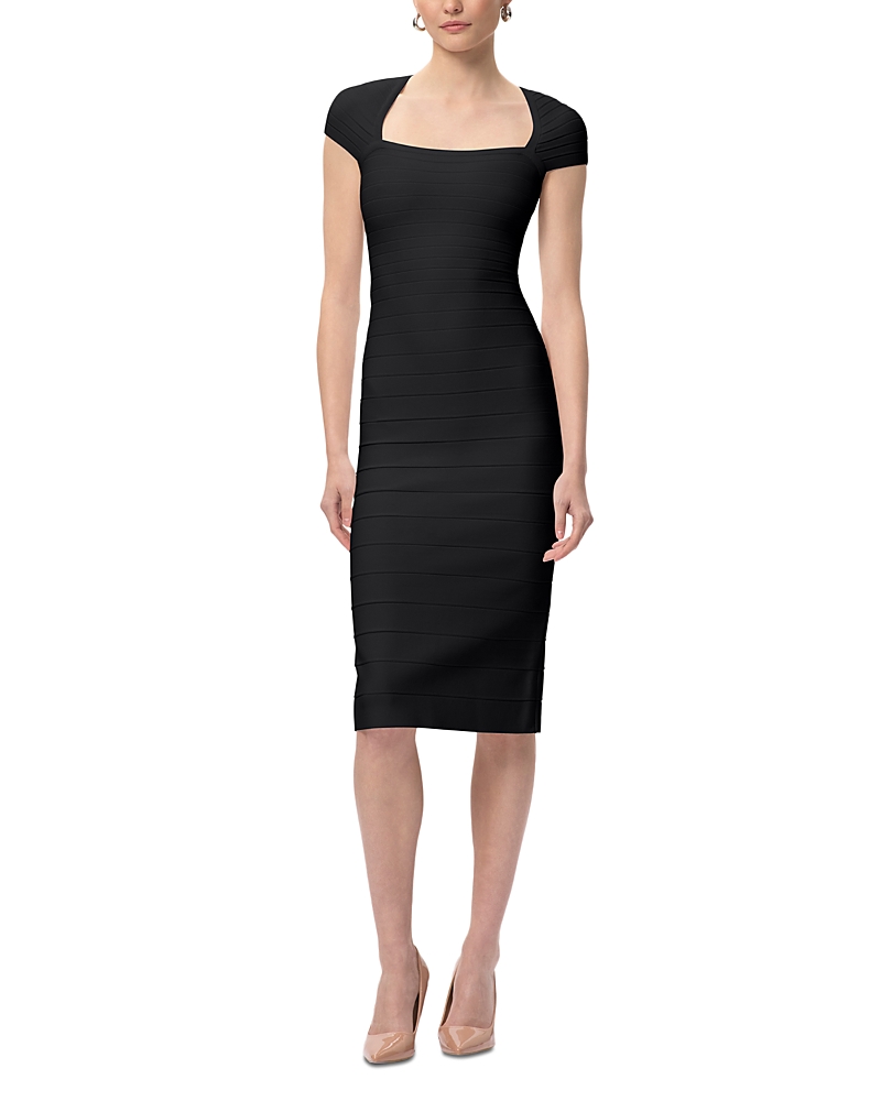 Herve Leger The Josie Dress In Black