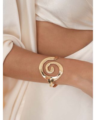 Aura Swirl Cuff Bracelet