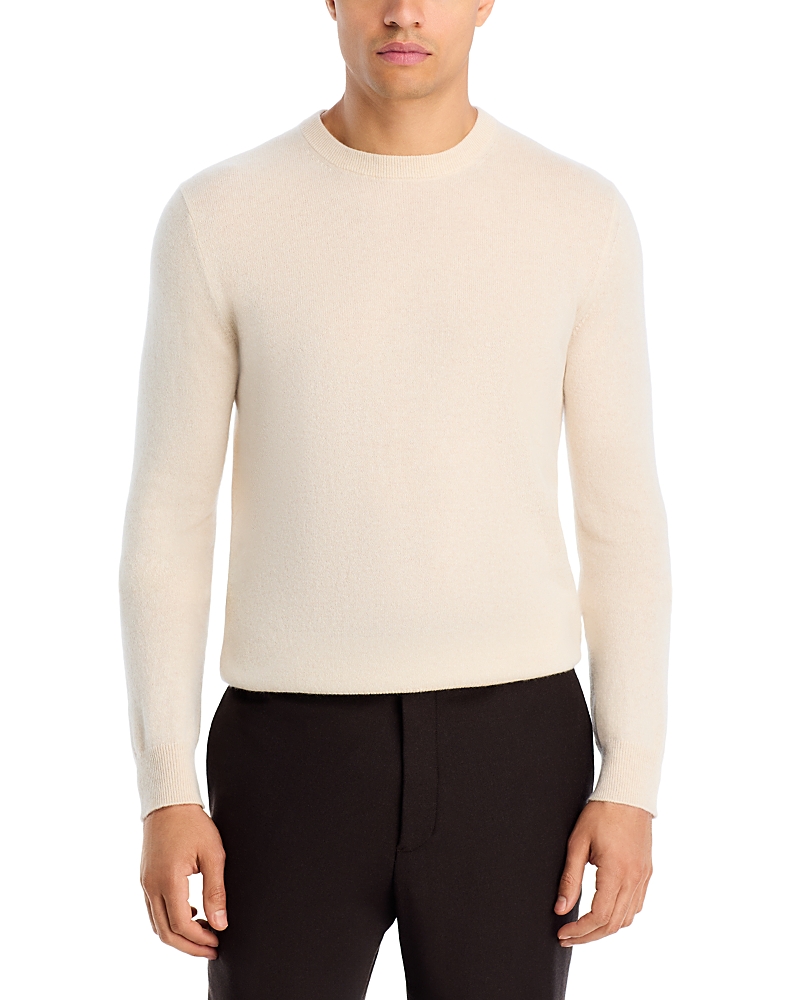 The Men's Store At Bloomingdale's Cashmere Crewneck Sweater - Exclusive In White