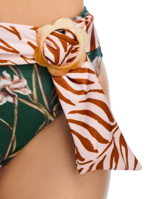 Botanic Retro High Waisted Bikini Bottom