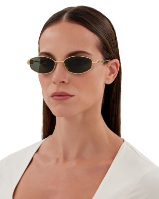 Geometric Sunglasses, 55mm