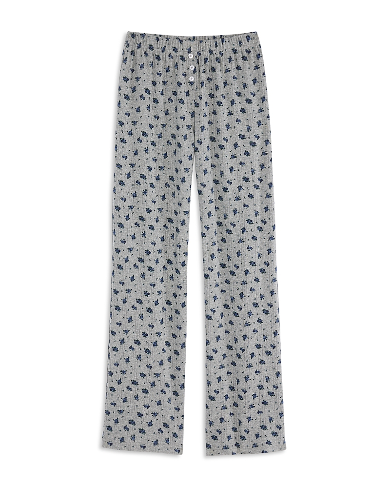 Katiejnyc Girls' Tween Marina Pointelle Lounge Pants - Big Kid In Gray