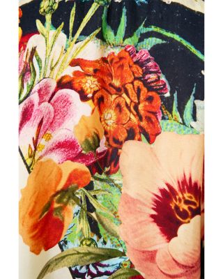 Ruffled Silk Maxi Dress