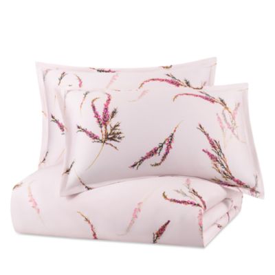 Heather Floral Satin  Comforter Set