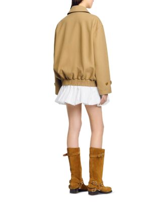 Short Oversized Trench Coat