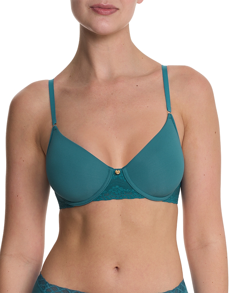 Natori Bliss Perfection Comfort Underwire T-shirt Bra In Blue