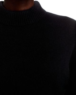 100% Cashmere Long Sleeve Mock Neck Pullover- Exclusive